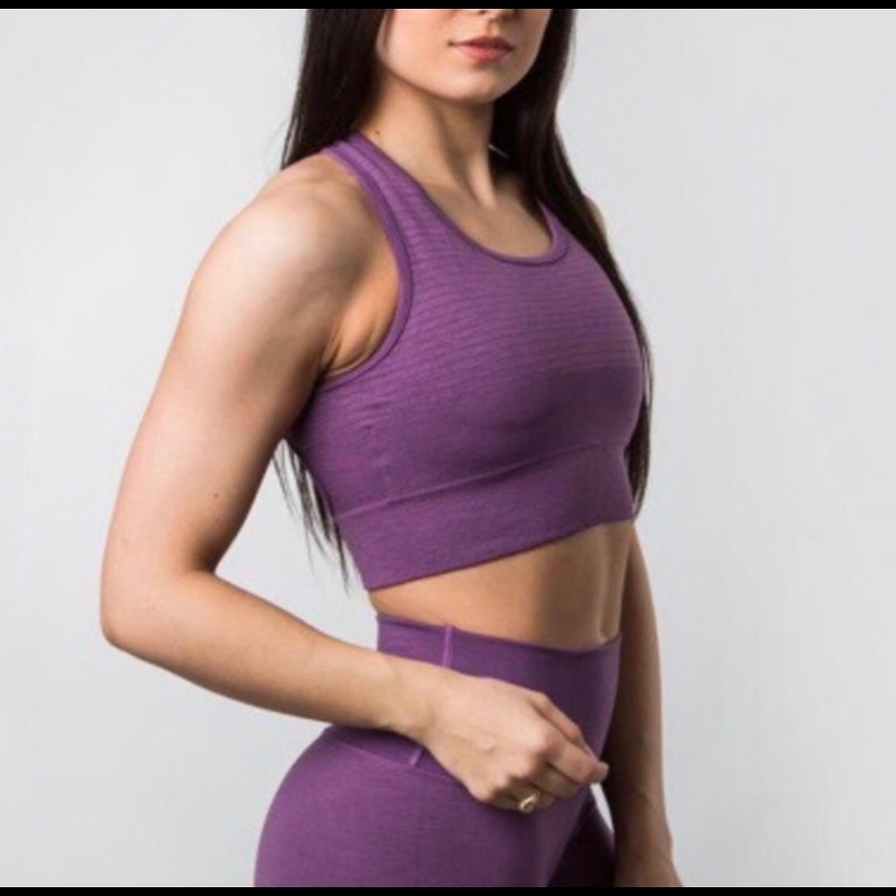 Alphalete Vault bra in Ultraviolet